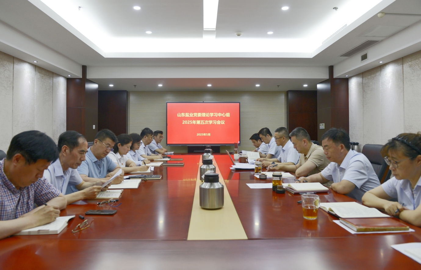 公司黨委理論學習中心組開展2025年第五次集體學習